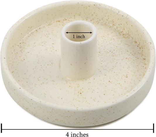 Palo Santo Holder, Ceramic Incense Burner for Palo Santo Wood or Scented Incense Stick, Beige