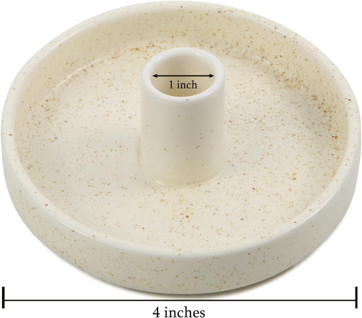Palo Santo Holder, Ceramic Incense Burner for Palo Santo Wood or Scented Incense Stick, Beige