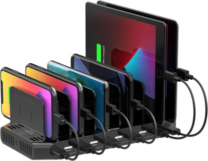 Unitek 10 USB Charging Station Multiple Devices for iPad Tablet iPhone Mic