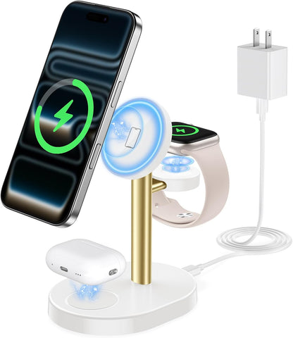 Mag-Safe Charger 3 in 1 Charging Station for iPhone Apple Watch AirPods
