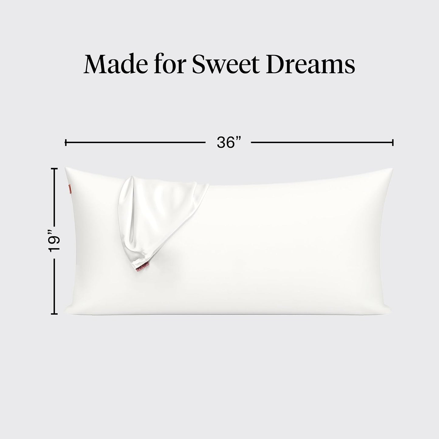 Kitsch Satin Pillowcase with Zipper for Hair & Skin - Softer Than Silk Pillow Cases, Smooth Cooling Satin Pillow Case, Wrinkle-Free, Machine Washable - Pillow Cases Standard Size (19x26) - Blush