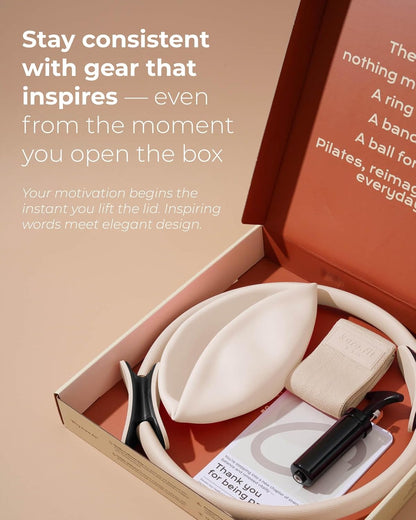 Pilates Kit | Pilates Equipment Set for Home Workouts | Accessories & Guide