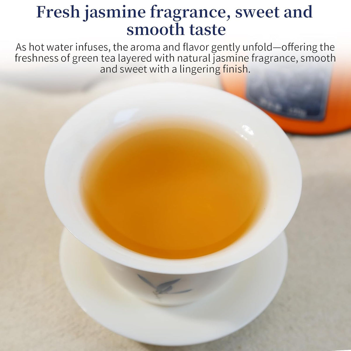 Yuexi Jasmine Green Tea Jasmine Dragon Pearls Tea Loose Leaf Chinese Green Tea Sweet Aroma 茉莉花茶 特级 茉莉龙珠 绿茶 花茶 5.3oz/150g