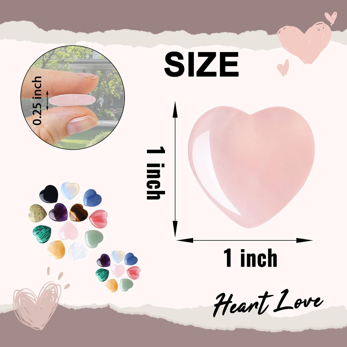 DUQGUHO Worry Stones for Anxiety, Meditation Reiki Relax Thumb Worry Stones, Crystals and Healing Stones Bulk 12PCS, Stress Relief Gifts for Women
