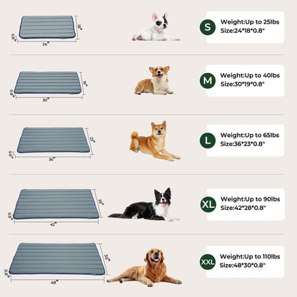 BALANCE Dog Crate Pad, Dog Foam Crate Mat Kennel Pad, Washable Water-Resistant Pet Bed Flat Dogs Cage Mat for Large Dogs