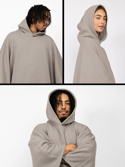 FREE THE SHEEP Eden Hoodie – Oversized Weighted Hoodie Cloak with Ultra-Soft Faux Fur Liner