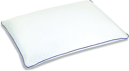 Sleep Innovations Forever Cool Gel Memory Foam Pillow, Standard (Pack of 2), White 2 Count