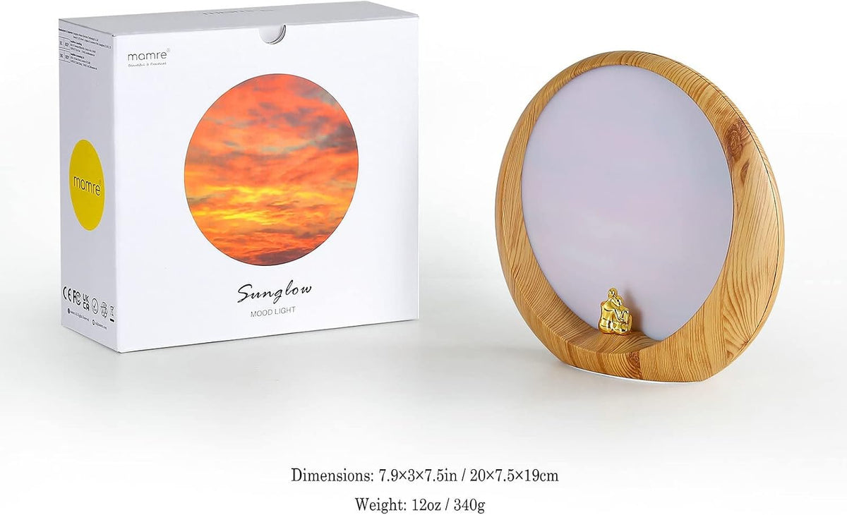 mamre Romantic Dimmable Sunset Lamp Home Decor Sunset Table Lamp Gift for Living Room Bedroom