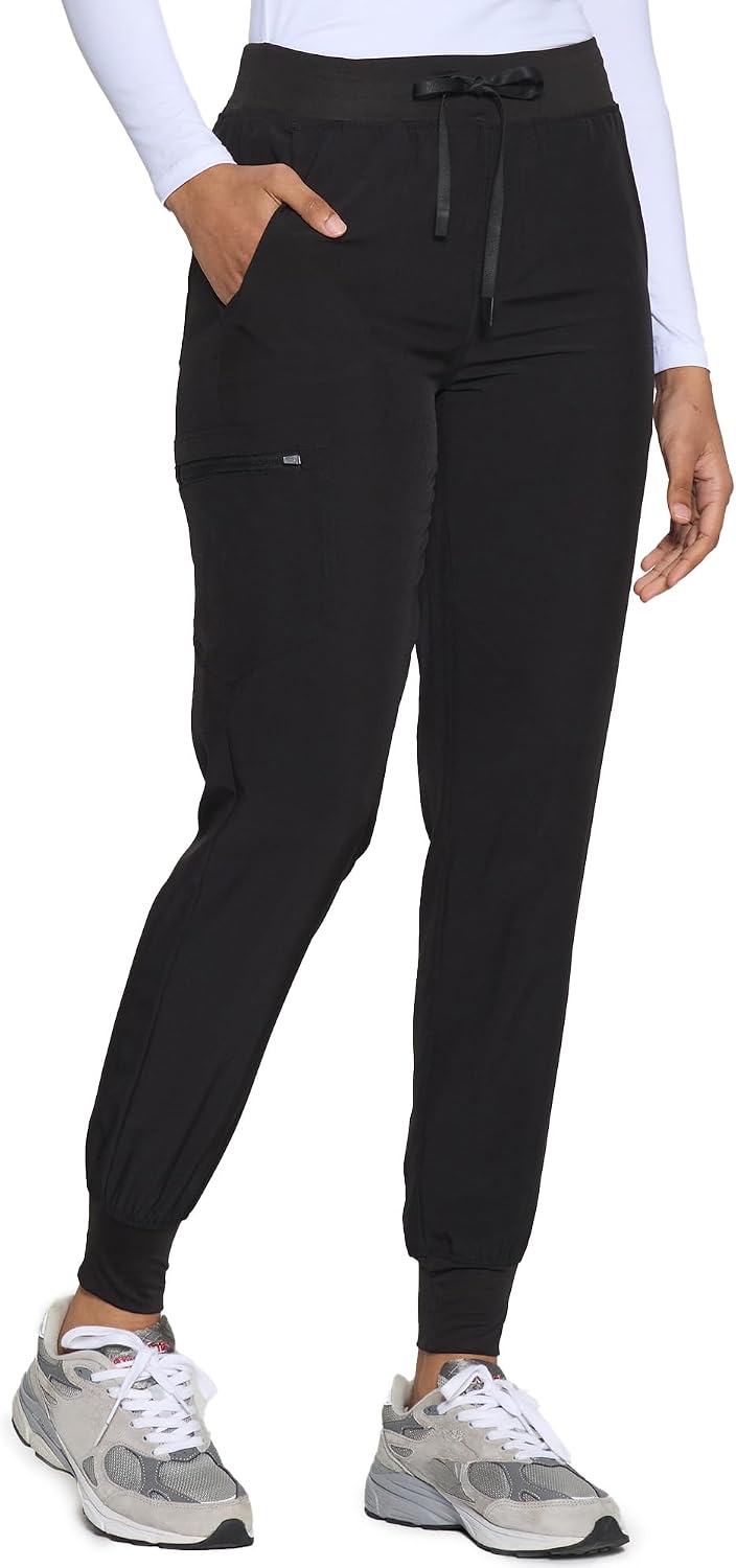COZYFIT Scrubs for Women Set - Stretch V-Neck Scrub Top & Jogger Pant with 8 Pockets COZY SCRUBS - Colors A