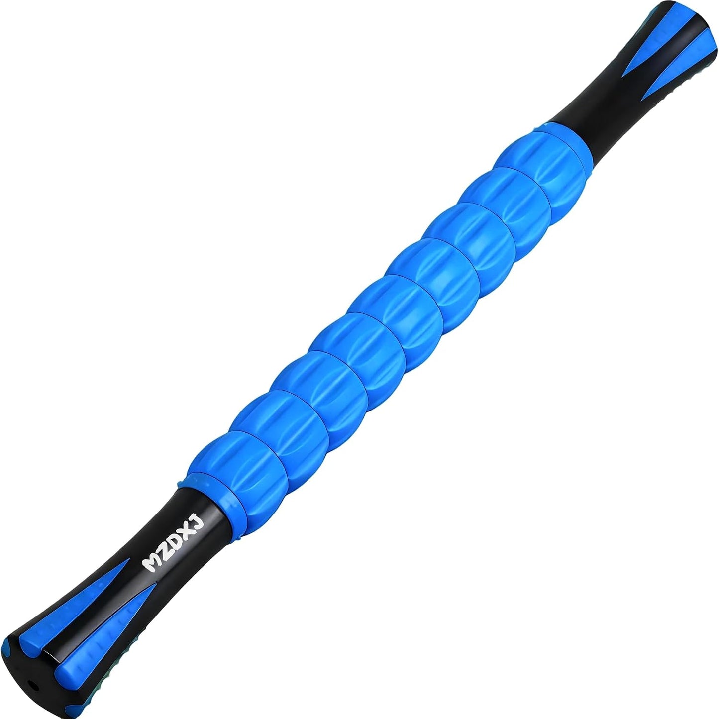 Muscle Roller Massage Roller Stick- Deep Tissue Fascia Blaster for Myofascial Pain Relief, Lymphatic Drainage & Body Sculpting, Handheld Physical Therapy & Recovery Tool (Pink black-18 inch)