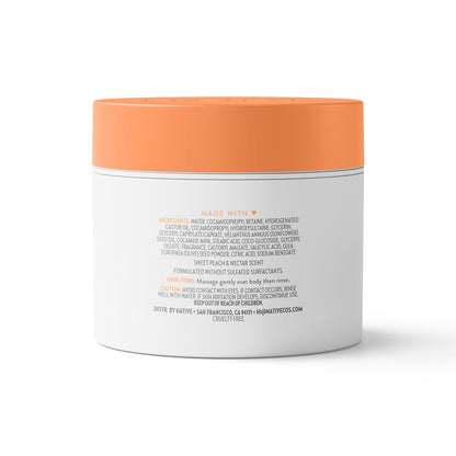 Native Coconut & Vanilla Exfoliating Body Scrub for Women & Men, 1 Wash to Soft, Smooth Skin, Gently Exfoliates Even Sensitive Skin, Clean Formula, Enhances Skin Radiance, Free of Silica, 12 oz