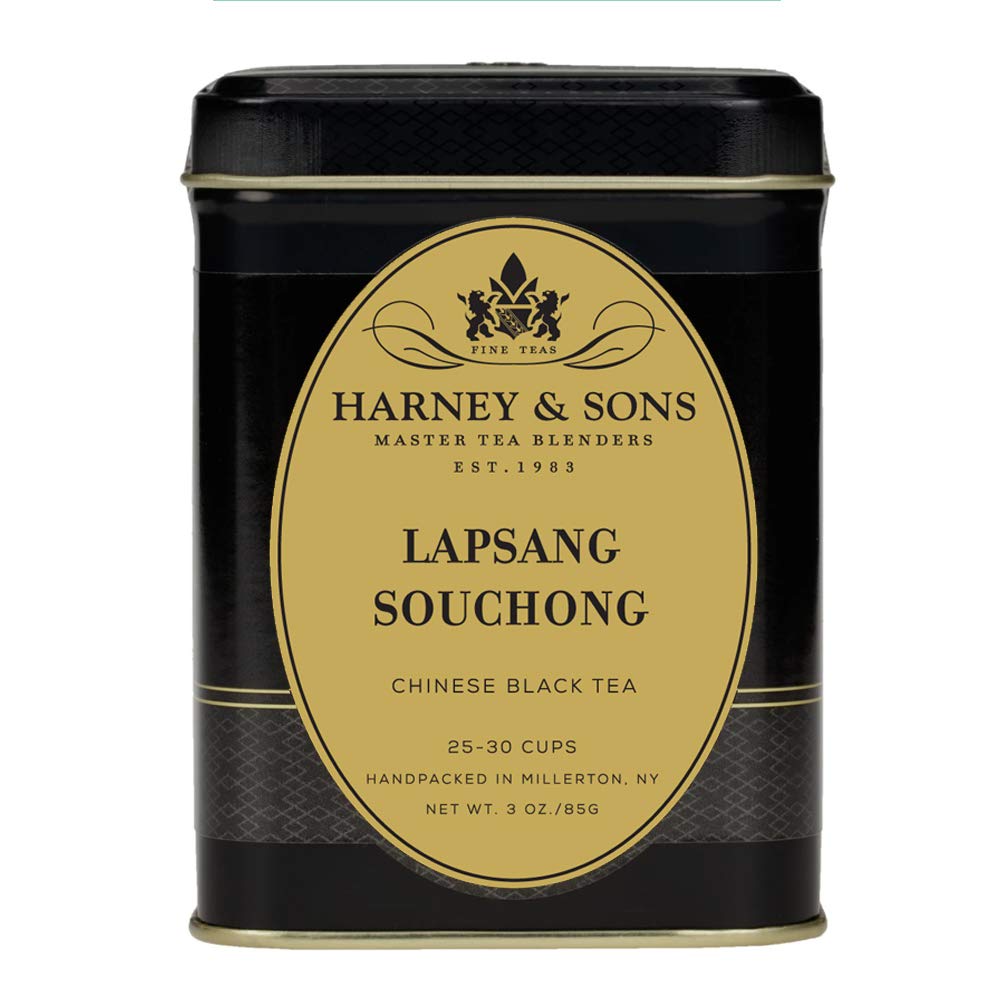 Harney & Sons Victorian London Fog, 4oz Loose Leaf Black and Oolong Tea with Bergamot, Lavender, and Vanilla, Hearty English Black Tea Blend, Stocking Stuffer