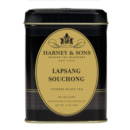 Harney & Sons Victorian London Fog, 4oz Loose Leaf Black and Oolong Tea with Bergamot, Lavender, and Vanilla, Hearty English Black Tea Blend, Stocking Stuffer