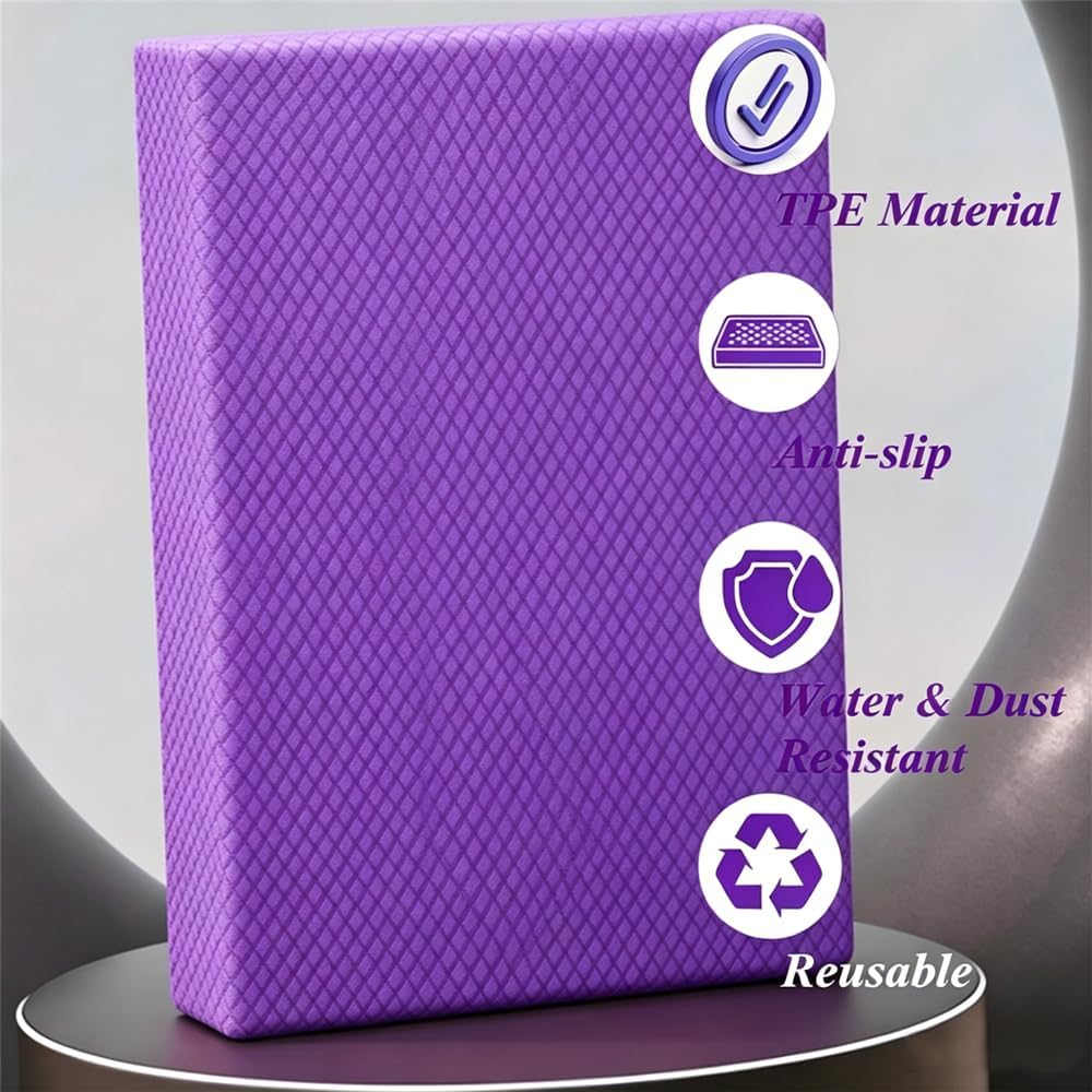 High-Density Balance Pad, Extra Large Balance Pad for Physical Therapy, TPU Foam Balance Board for Rehabilitation Stability Workout Knee and Ankle Exercise