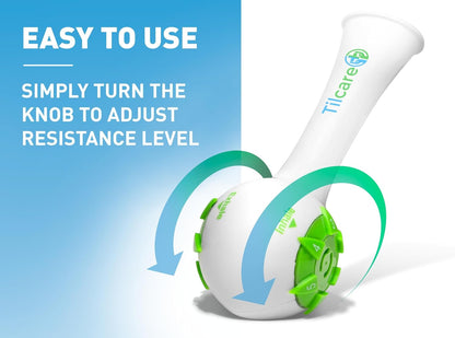 Breathing Trainer & Lung Trainer - Ideal Breathing Exercise Device for Lungs, Effective Breather Device & Lung Exerciser Device, Best Breathing Device & Lung Strengthener, Tilcare Respiratory Trainer