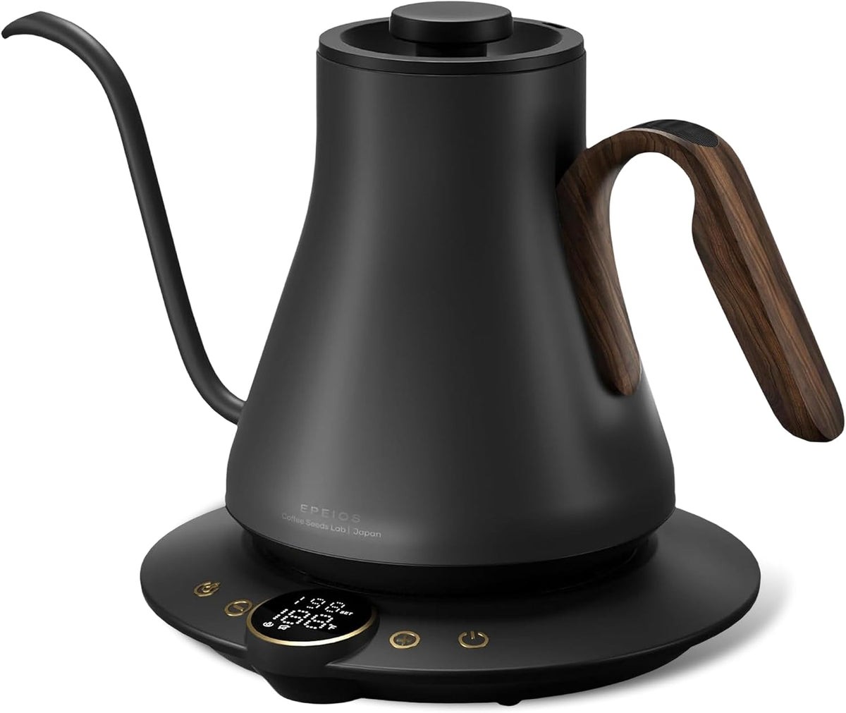 INTASTING Gooseneck Electric Kettle with ±1℉ Temperature Control 0.9 Liter