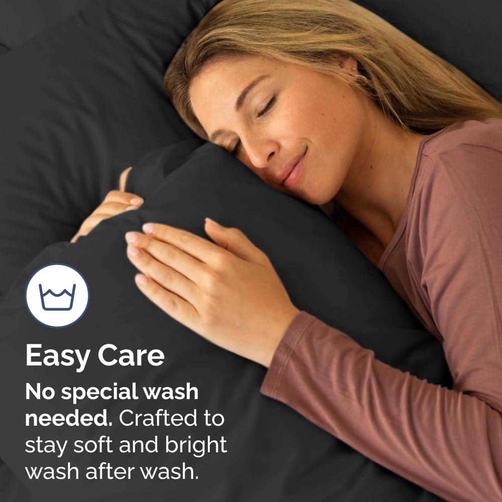 Standard Pillow Cases Set of 10 - Ultra Soft Hotel Quality Pillowcase Covers - Comfy, Cozy & Wrinkle Free - Shrink, Stain and Fade Resistant - Machine Washable Pillow Protectors - 10 Pcs Set - White - Colors B