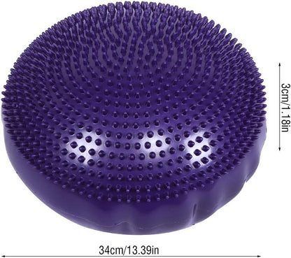 Balance Disc, Exercise Balance Stability Disc Wobble Cushion Wiggle Seat without Pump for Improving Posture, Fitness, Stability