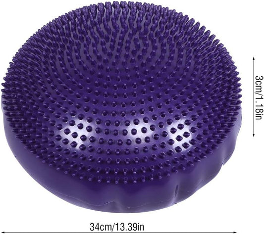 Balance Disc, Exercise Balance Stability Disc Wobble Cushion Wiggle Seat without Pump for Improving Posture, Fitness, Stability