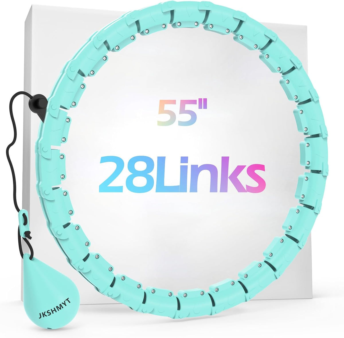 JKSHMYT Weighted Hula Circle for Adults Weight Loss, Infinity Fitness Hoop