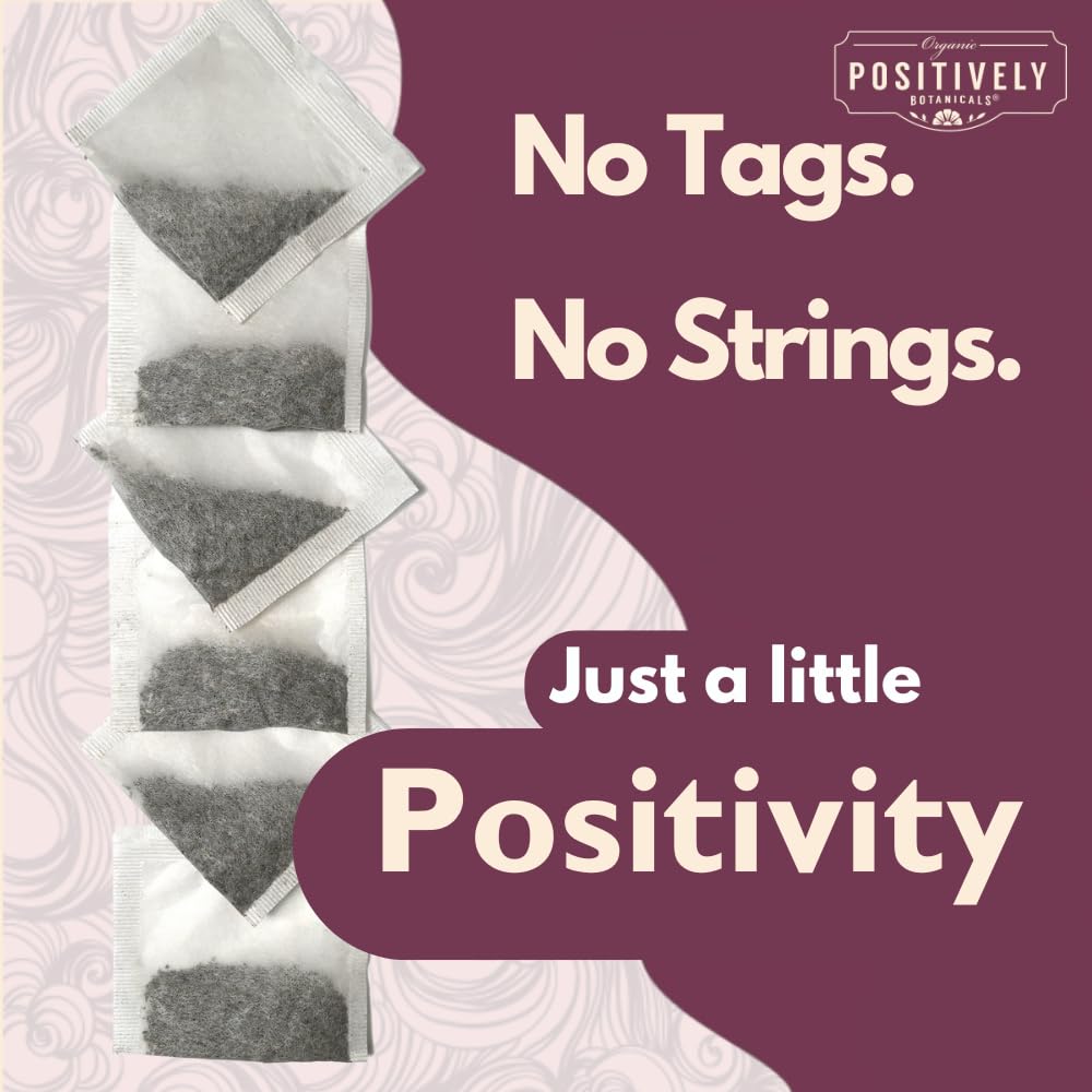 Organic Positively Botanicals Company, Milk Thistle Herbal Tea Bags, 20 Count