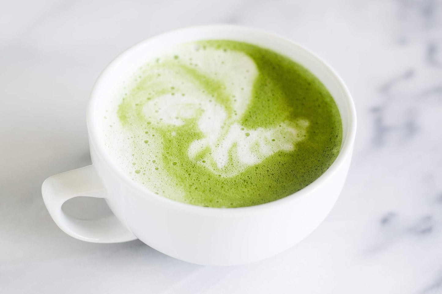 Sweet Japanese Matcha Latte Green Tea Powder Mix - 12oz Homemade Green Matcha Tea Latte or Frappe (Ceremonial Grade)