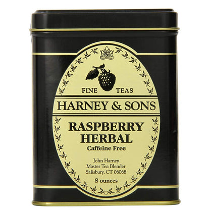 Harney & Sons Raspberry Herbal | 8 Oz Loose Leaf Tea
