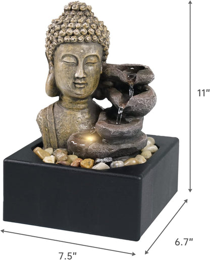 Ferrisland Resin LED Indoor Water Fountains