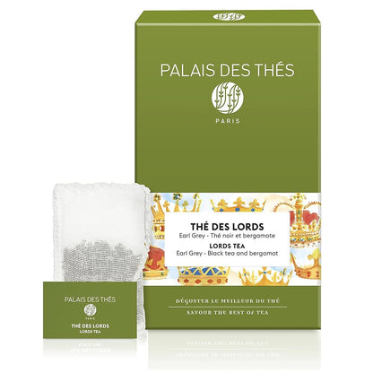 Palais des Thés - Tea of Lords - Earl Grey - Black Tea - 20 Cotton Tea Bags
