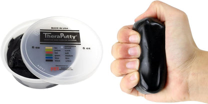 CanDo TheraPutty Standard Hand Exercise Putty For Rehabilitation, Exercises, Hand Therapy, and Occupational Therapy. Use To Strengthen Hand Muscles, Improve Fine Motor Skills, And Decrease Stress