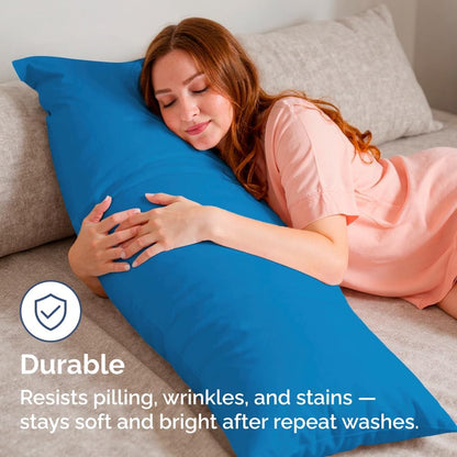 Standard Pillow Cases Set of 10 - Ultra Soft Hotel Quality Pillowcase Covers - Comfy, Cozy & Wrinkle Free - Shrink, Stain and Fade Resistant - Machine Washable Pillow Protectors - 10 Pcs Set - White - Colors A