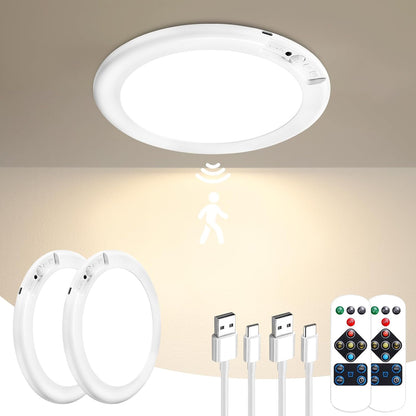 Gotopceed Rechargeable Motion Sensor Ceiling Light, Wireless Closet Light