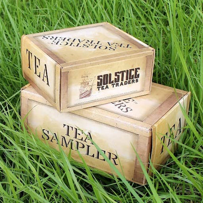 Loose Leaf Tea Sampler Create Your Own Tea Blend Starter Kit w/Sencha, Rooibos, China Black, & Ginger, Lavender, Rose, Lemongrass, Hibiscus Spices