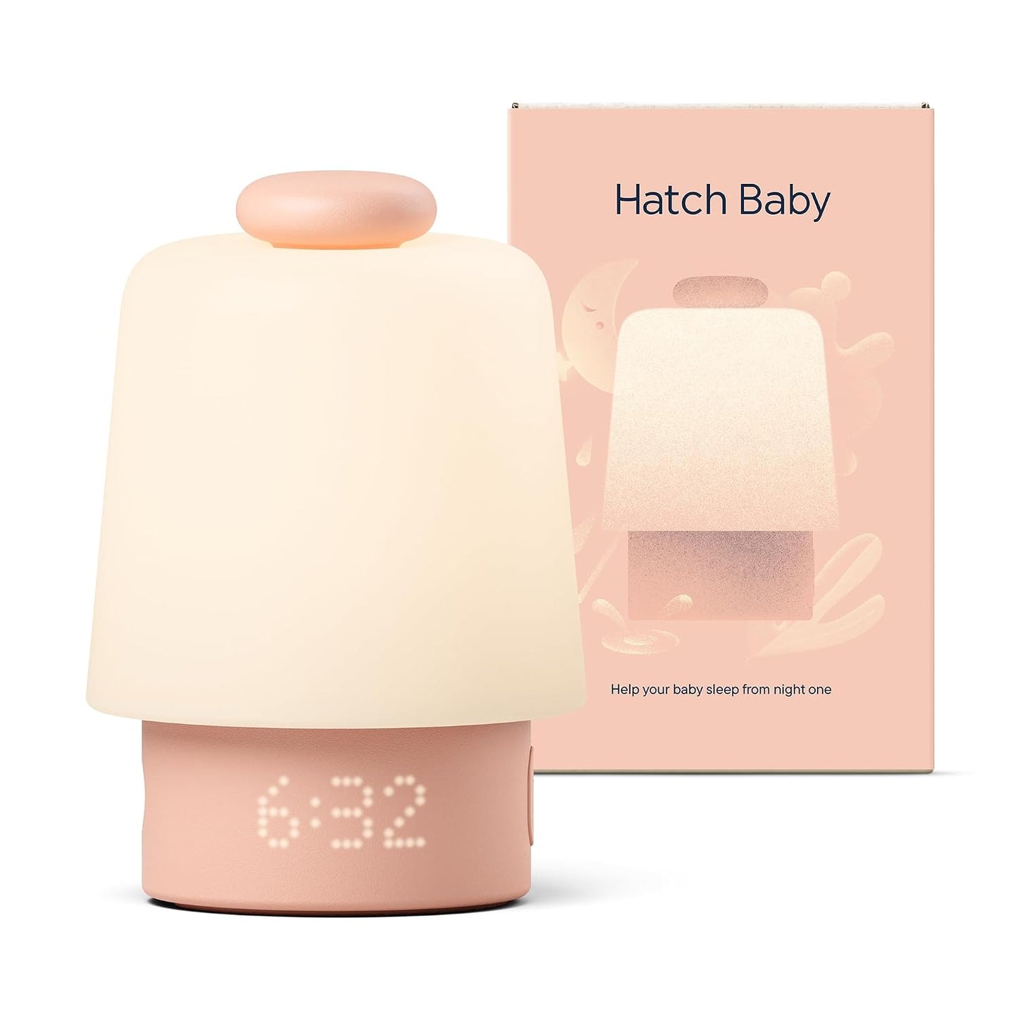 Hatch Baby Sound Machine, Night Light | Hatch Baby | Sleep Support | Registry Essential, Routine Builder, Time-to-Rise Alarm Clock, White Noise, Nursery Stories, Toddler Kids (Wi-Fi) (Putty)
