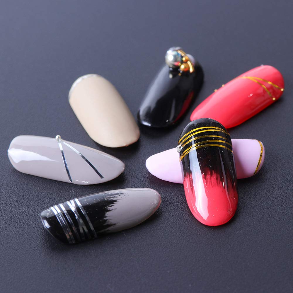 Artdone 31pcs Nail Art Brushes, Nail Art Tool Set, Dotting Tools, Dust Brush,Striping Brushes for Long Lines, Drawing Pen For Gel Polish Design supply