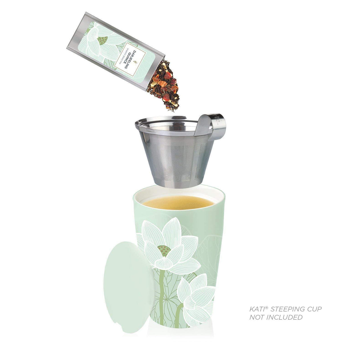 Tea Forte Single Steeps Tea Sampler, 15 Loose Leaf Pouches