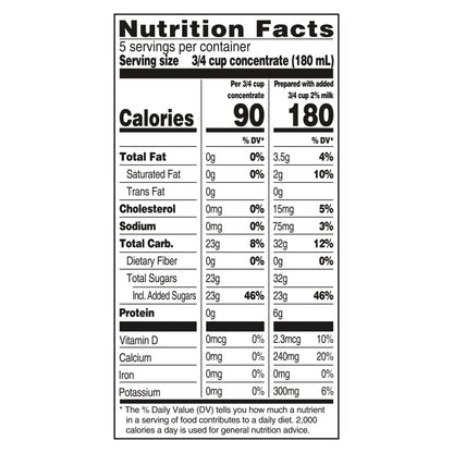 TAZO Decaf Chai Latte, Black Tea Concentrate, Easy-to-Serve Chai Tea for Everyday Lattes, Hot or Iced Tea and Mocktails, 32 oz Tea Mix Carton