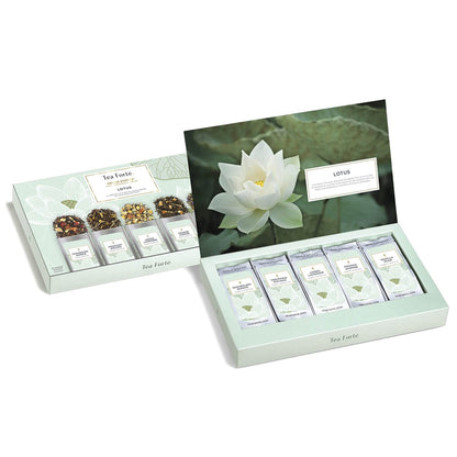 Tea Forte Single Steeps Tea Sampler, 15 Loose Leaf Pouches