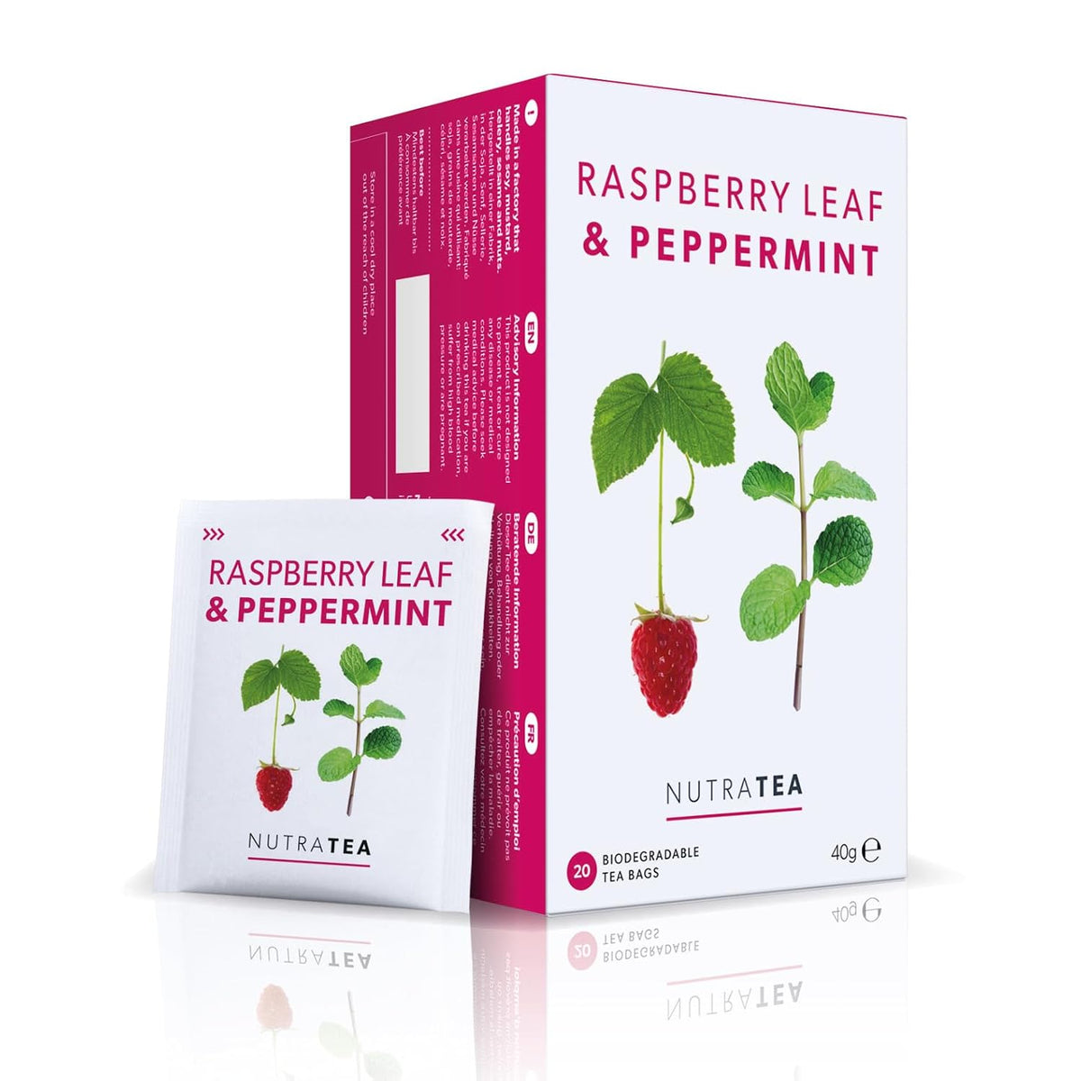 Nutra Tea - Raspberry Leaf & Peppermint Tea