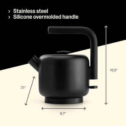 Fellow Clyde Electric Kettle 1.5 Liter - Fast Boil, Drip-Free Spout
