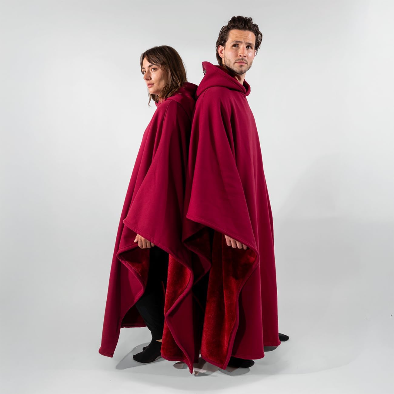 FREE THE SHEEP Eden Hoodie – Oversized Weighted Hoodie Cloak with Ultra-Soft Faux Fur Liner