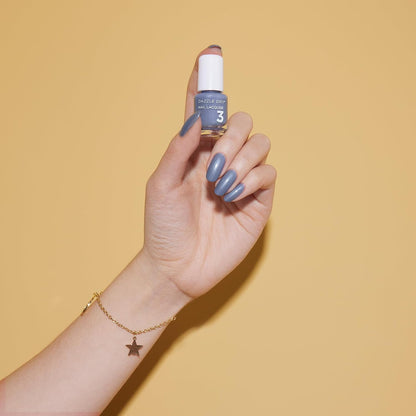 Dazzle Dry Mini Kit 4 Step System - Varsity Blues - A muted light denim. (5 Piece Kit / 5 Manicures)