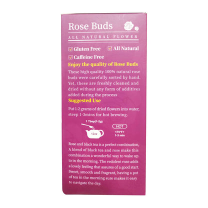 TIAN HU SHAN Rose Tea Premium Dried Rose Buds Loose Leaf Caffeine free 4oz