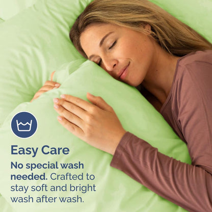 Standard Pillow Cases Set of 10 - Ultra Soft Hotel Quality Pillowcase Covers - Comfy, Cozy & Wrinkle Free - Shrink, Stain and Fade Resistant - Machine Washable Pillow Protectors - 10 Pcs Set - White - Colors A