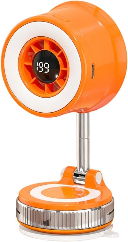 Portable Fan for Travel 199 Wind Speeds 360 Degree Adjustable Suction Cup
