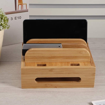 Phone Stand, Sturdy Organizer with Charging Rack for Multiple Phones, Smooth Surface, Ideal for Home, Office & Car