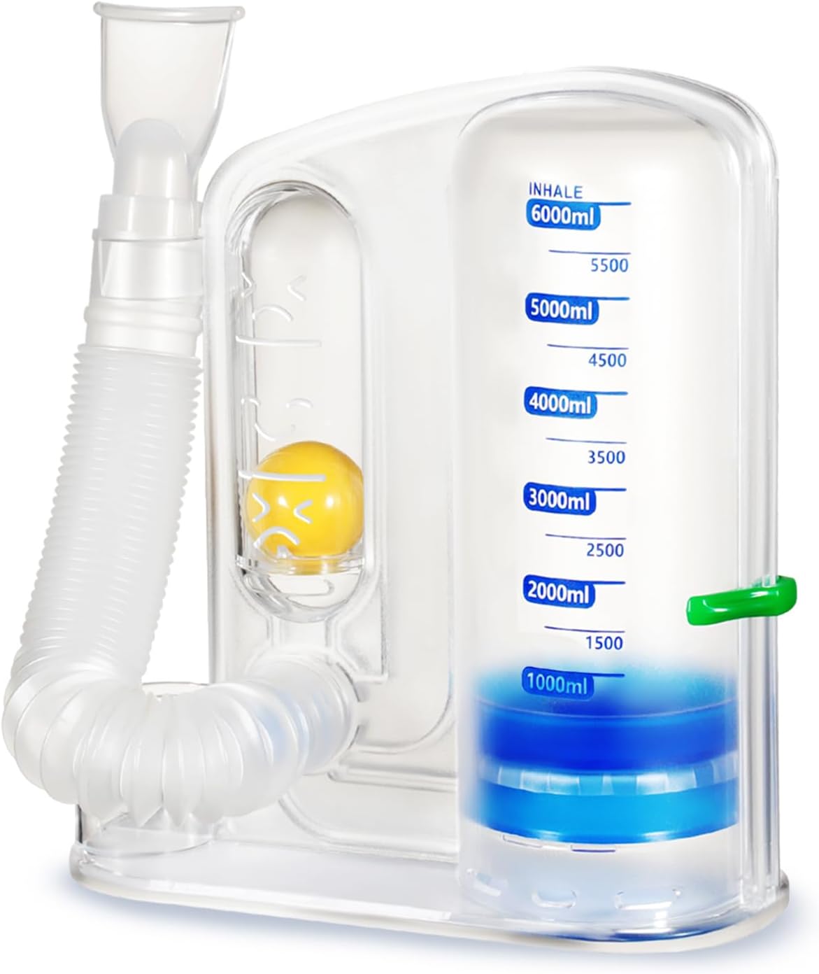 Breathing Exercise Device for Lungs, Exerciser, One‑Ball Design for Gentle Breathing Training & Recovery Support, Easy to Clean