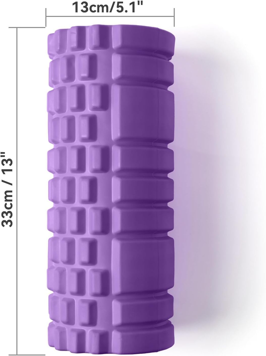 Krightlink Foam Roller High Density 13" Patented Exercise Roller for Deep Tissue Muscle Massage, Muscle Massage and Myofascial Trigger Point Release, Relieves Muscle Pain, Improves Mobility (Orange)