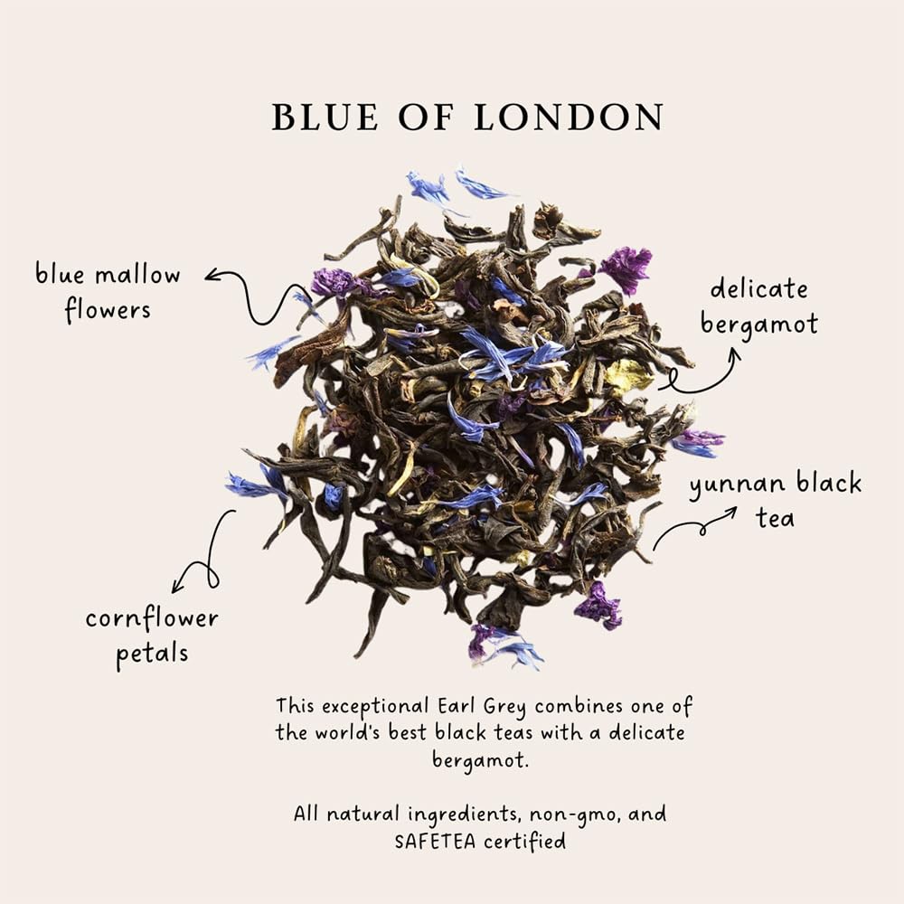Palais des Thés - Blue of London - Earl Grey Tea - 3.5 oz Loose Leaf Tin