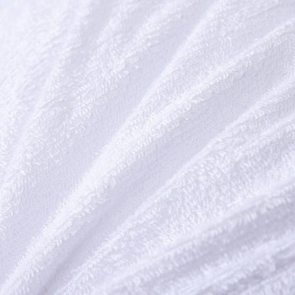 Kingnex Feather Proof Pillow Protectors with Zipper Standard Size 2 Pack - 100% Waterproof - Down Proof - Terry Surface